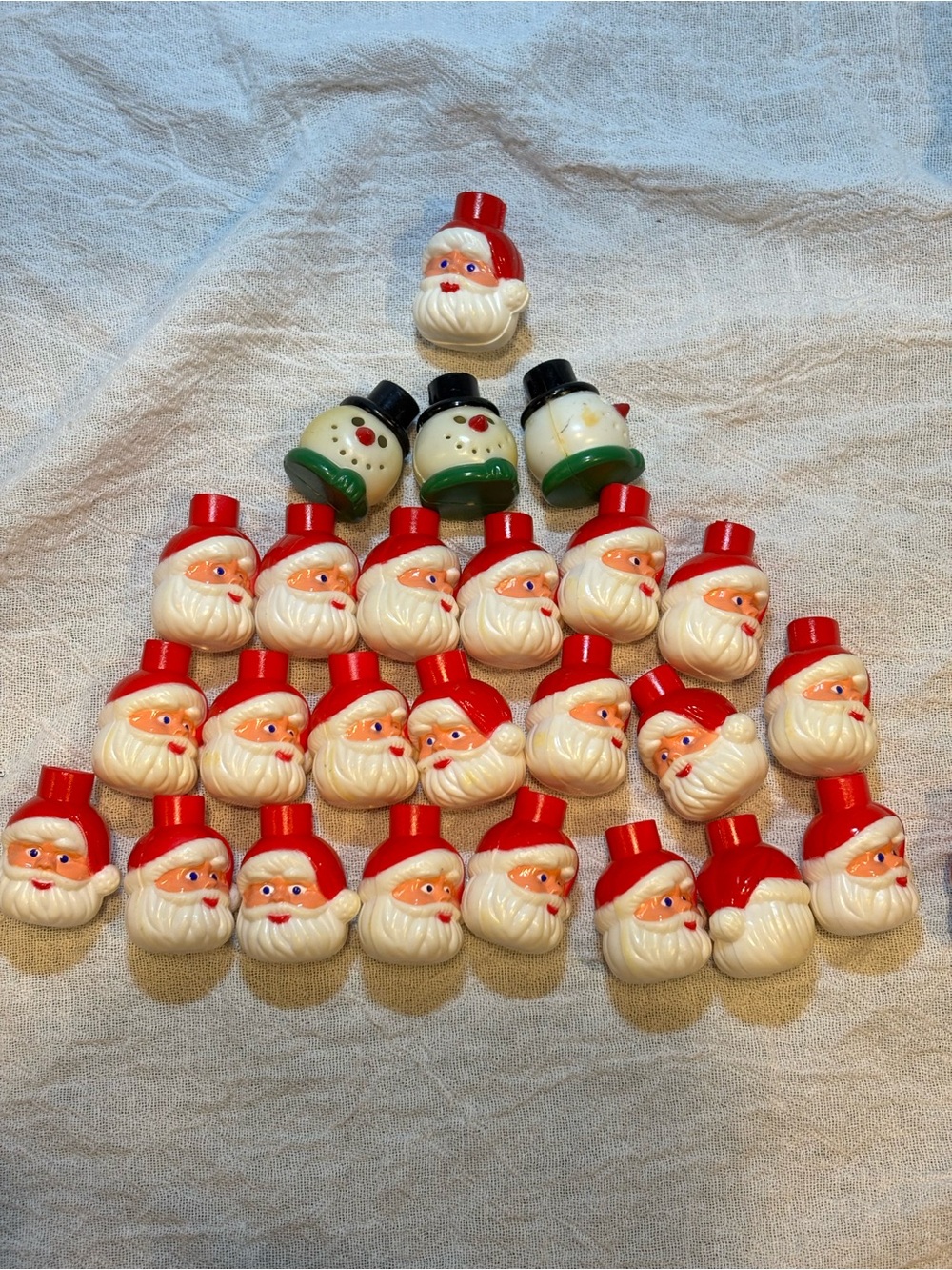 Vintage Mini Bulb Covers Christmas Tree Lights Decor Lot of 26